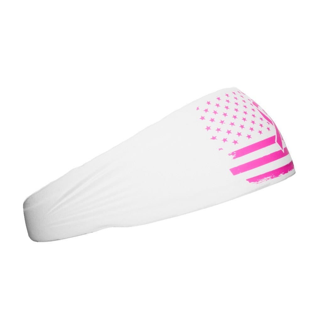 Pink USA Flag Headband - Grit Grind Strength