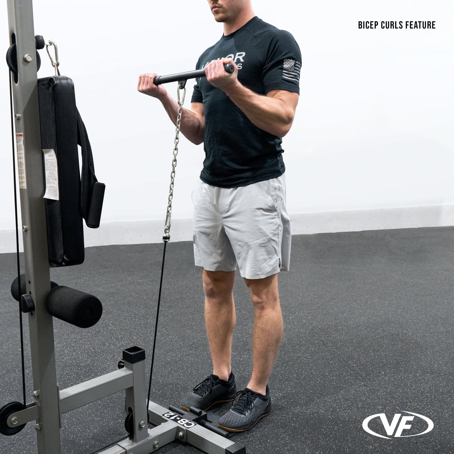 Plate Loaded Lat Pull Machine w/ Row and Ab Crunch - Grit Grind Strength