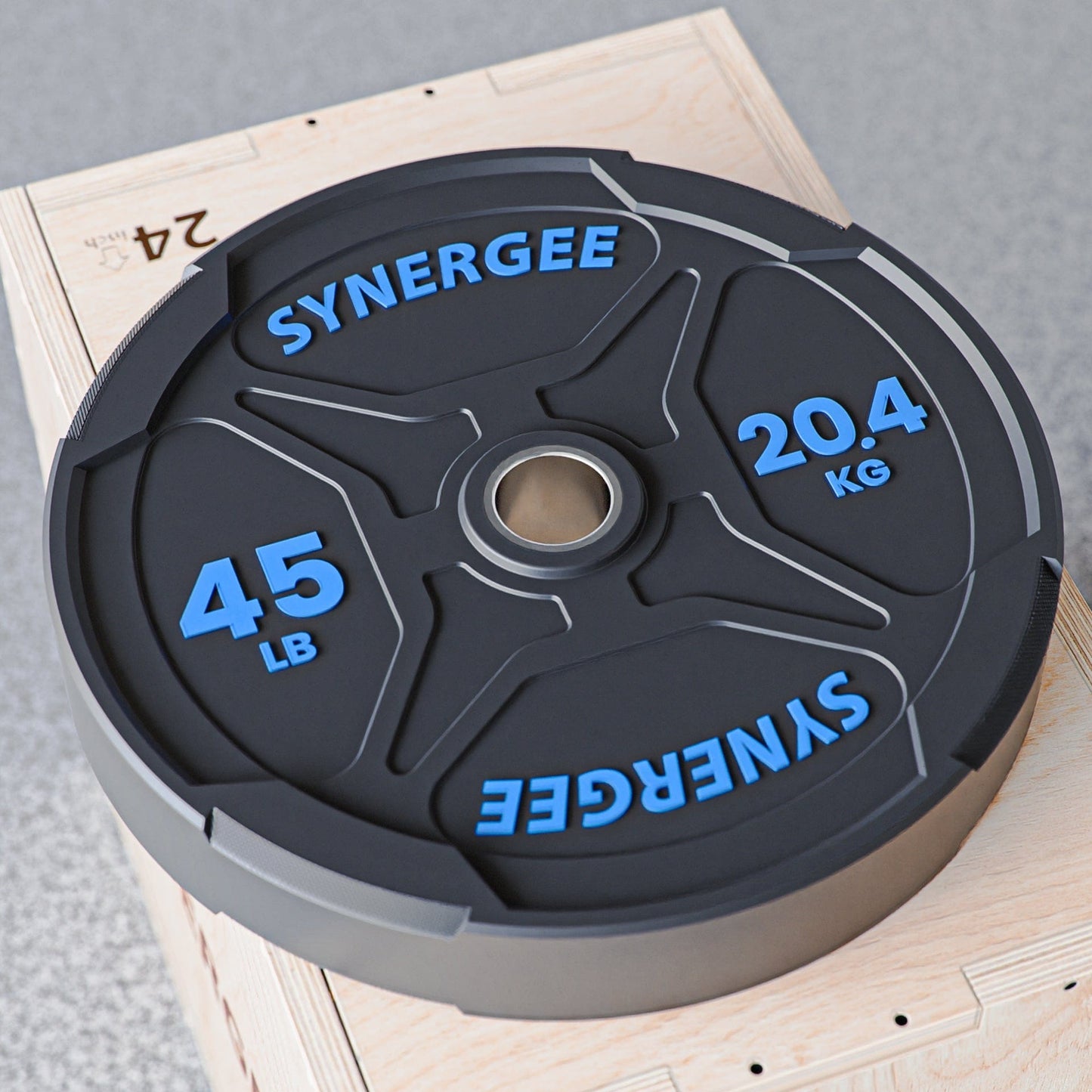 Synergee EZ Grip Bumper Plates - Grit Grind Strength