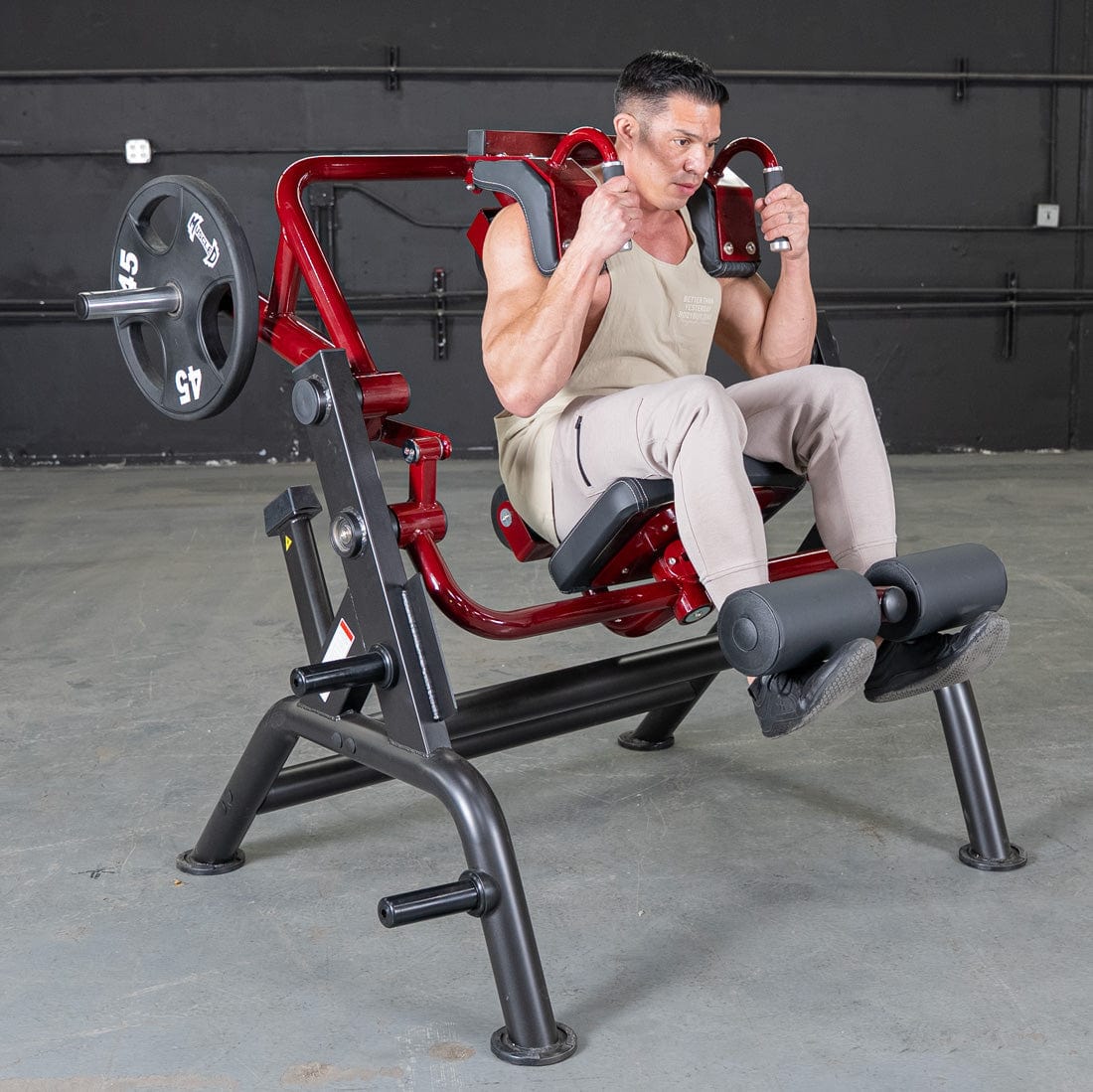 Power Leverage V2 Abdominal Crunch - Muscle D Fitness - Grit Grind Strength