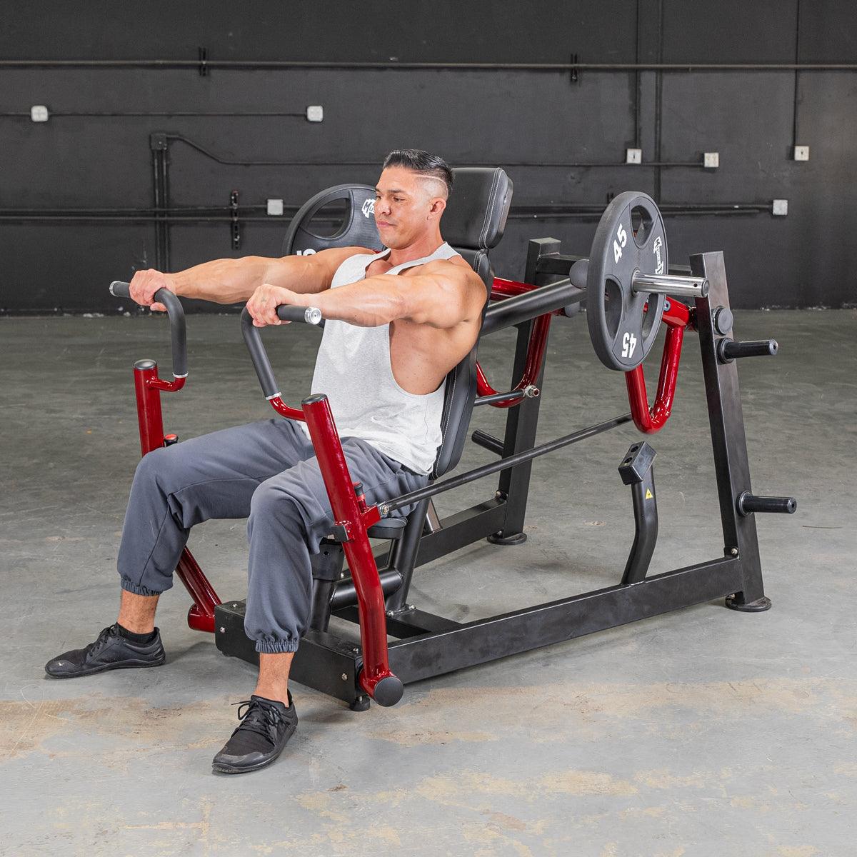 Power Leverage V2 Chest Press - Muscle D Fitness - Grit Grind Strength
