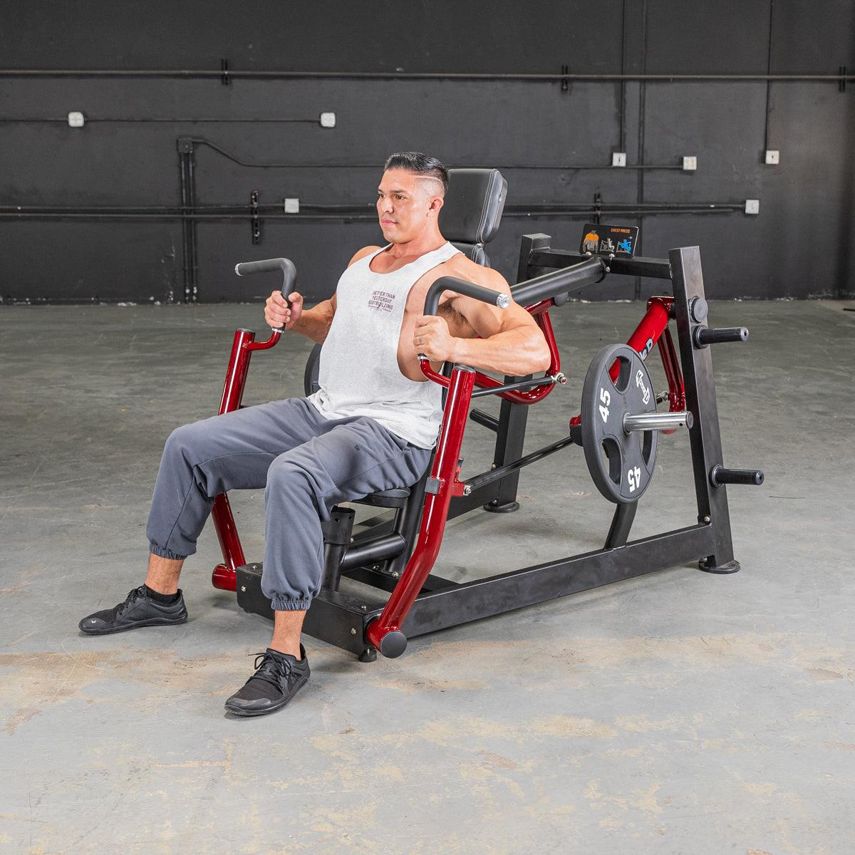 Power Leverage V2 Chest Press - Muscle D Fitness - Grit Grind Strength