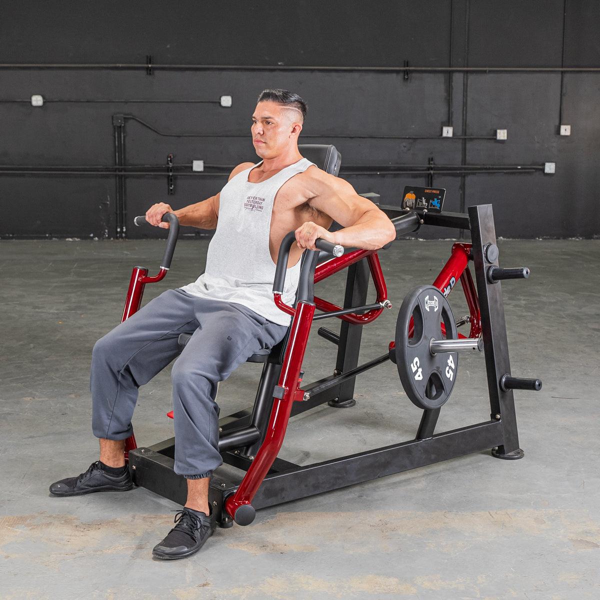 Power Leverage V2 Chest Press - Muscle D Fitness - Grit Grind Strength