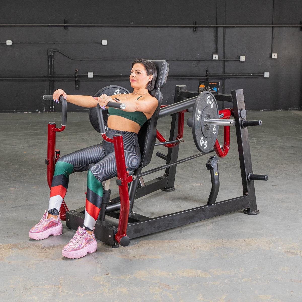 Power Leverage V2 Chest Press - Muscle D Fitness - Grit Grind Strength