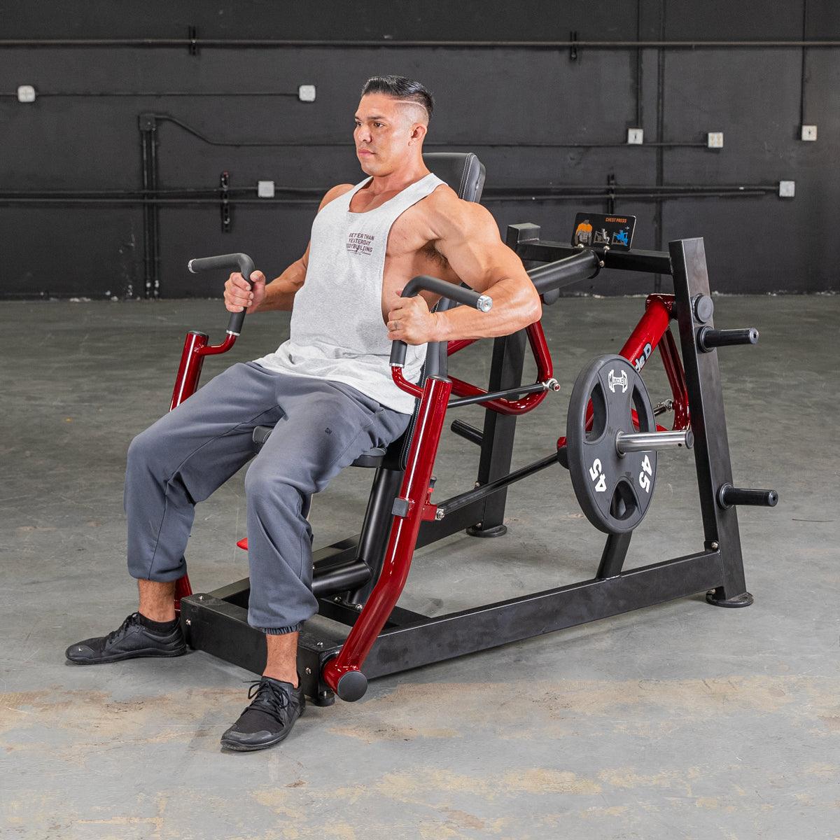 Power Leverage V2 Chest Press - Muscle D Fitness - Grit Grind Strength