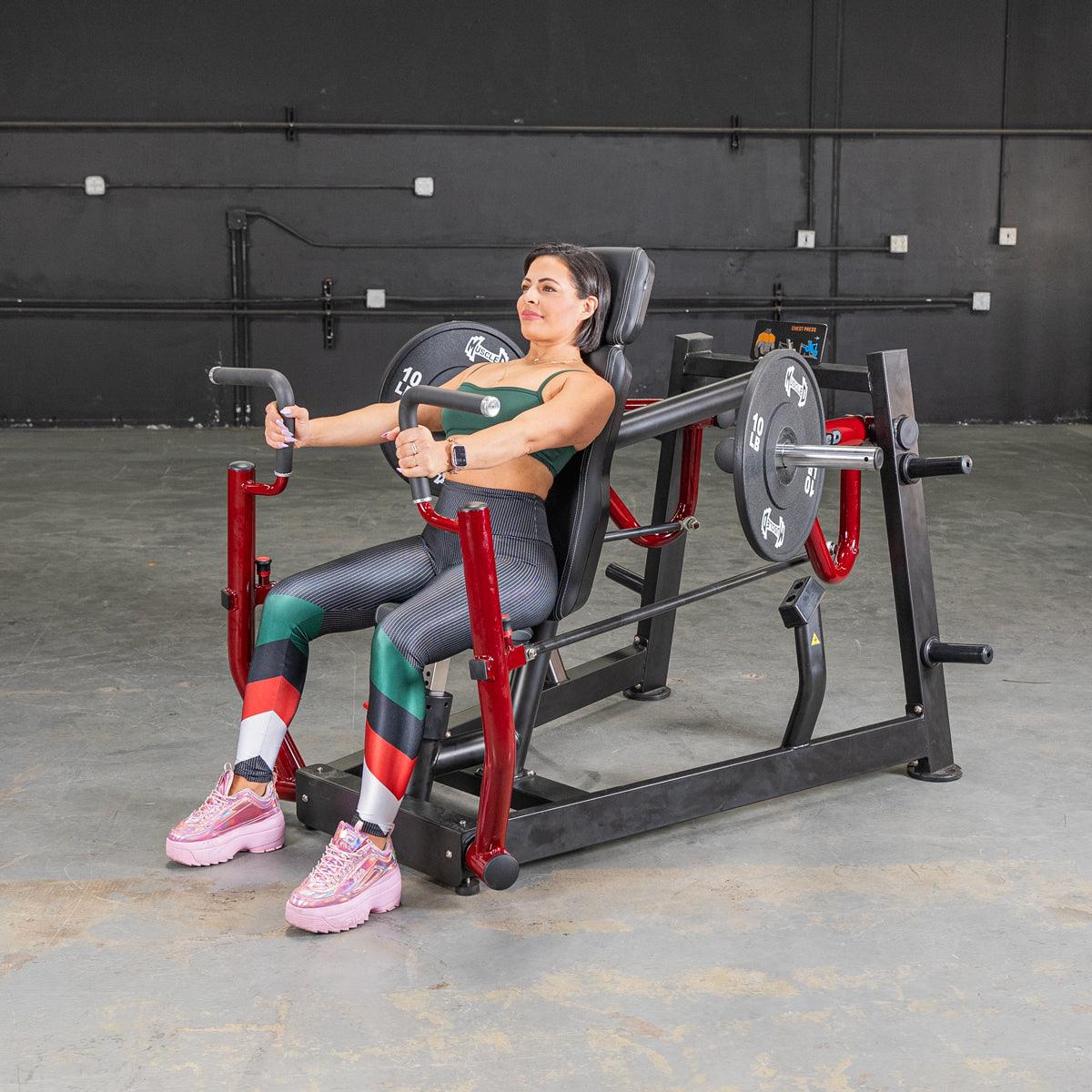Power Leverage V2 Chest Press - Muscle D Fitness - Grit Grind Strength