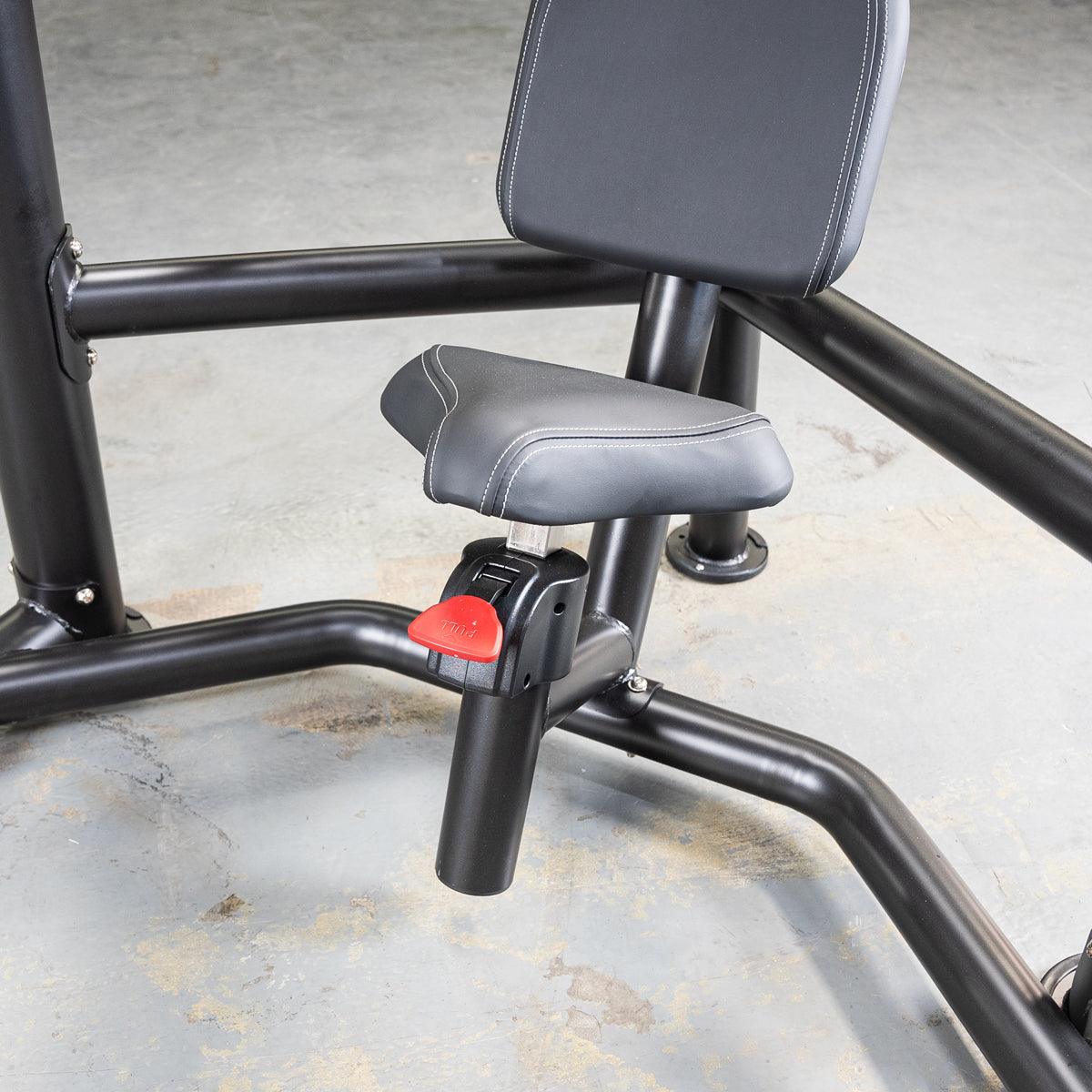 Power Leverage V2 Decline Chest Press - Muscle D Fitness - Grit Grind Strength