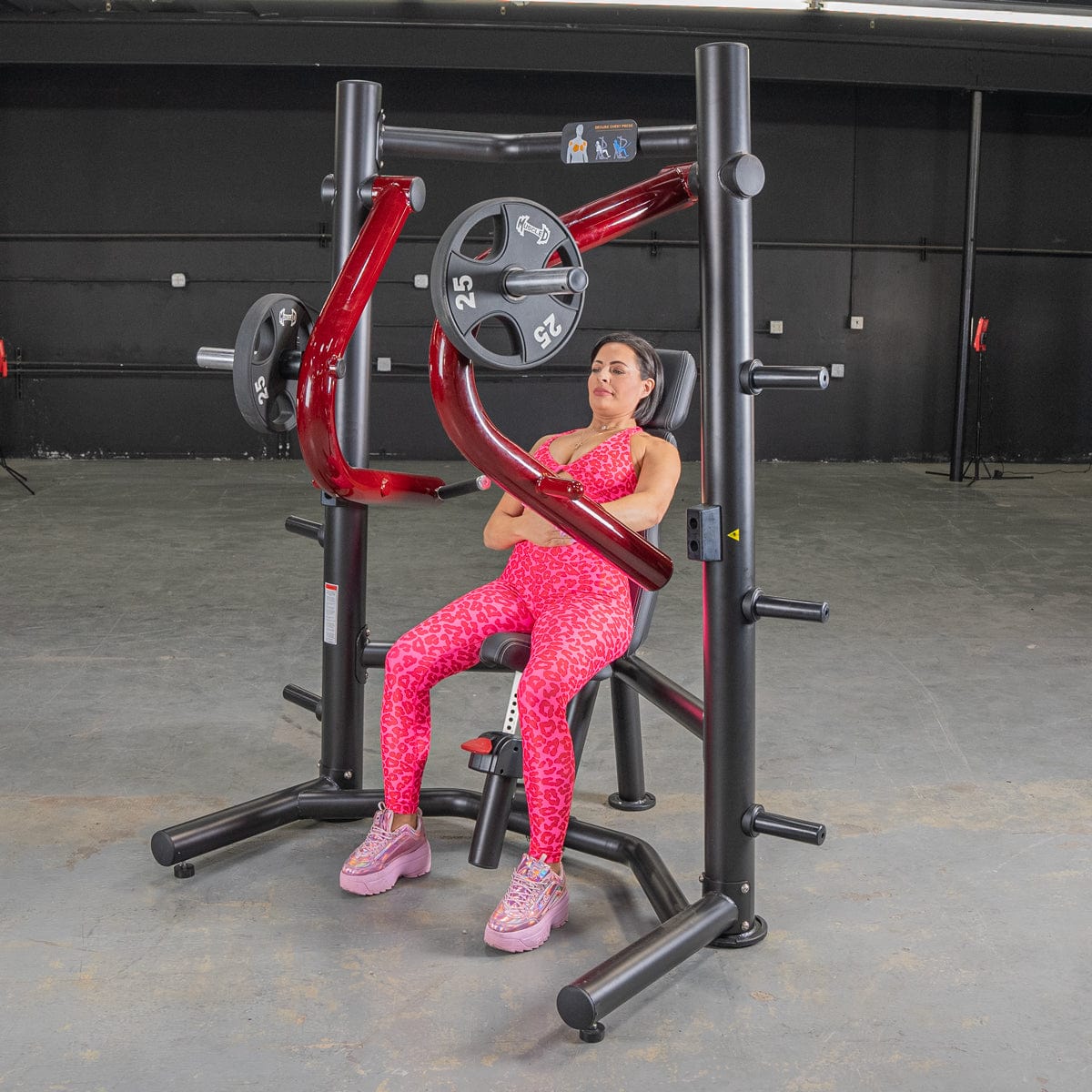 Power Leverage V2 Decline Chest Press - Muscle D Fitness - Grit Grind Strength