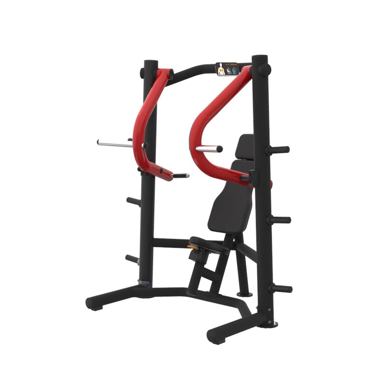 Power Leverage V2 Decline Chest Press - Muscle D Fitness - Grit Grind Strength