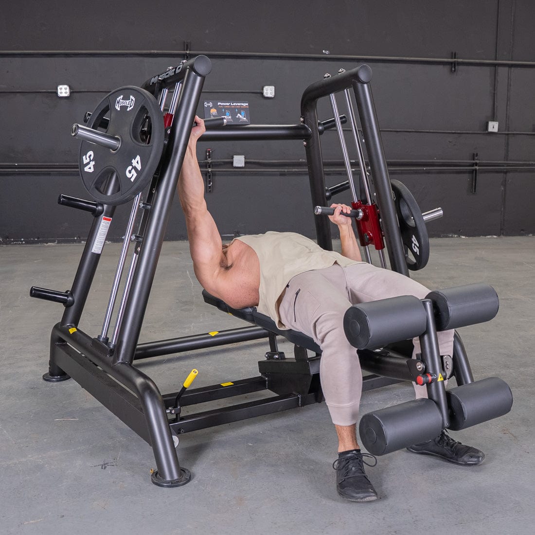 Power Leverage V2 Flat / Decline Convergent Bench - Grit Grind Strength