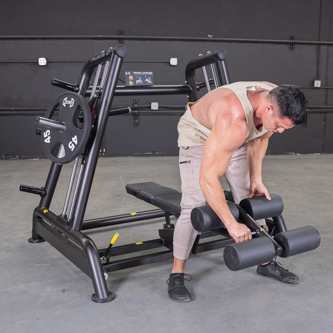 Power Leverage V2 Flat / Decline Convergent Bench - Grit Grind Strength