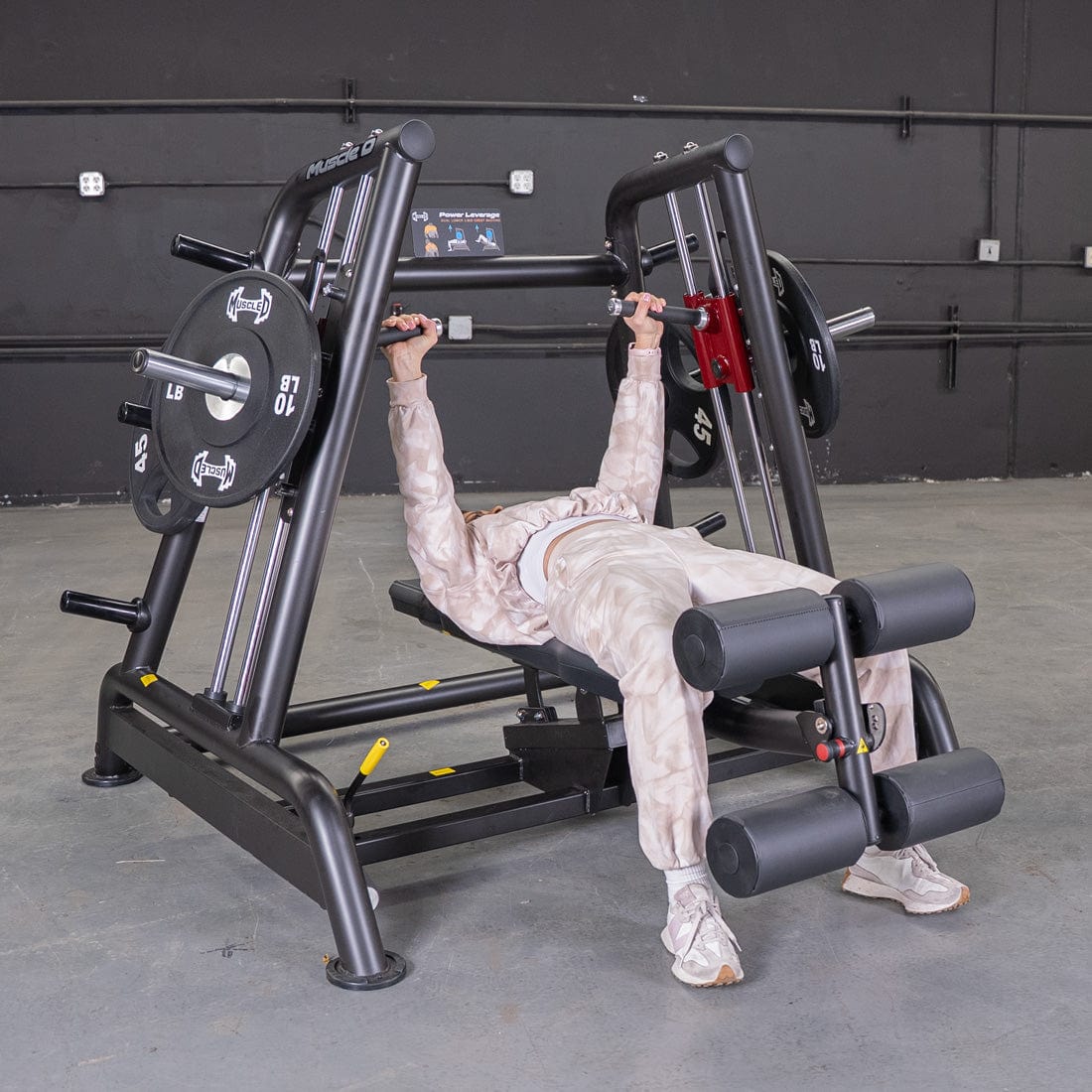 Power Leverage V2 Flat / Decline Convergent Bench - Grit Grind Strength