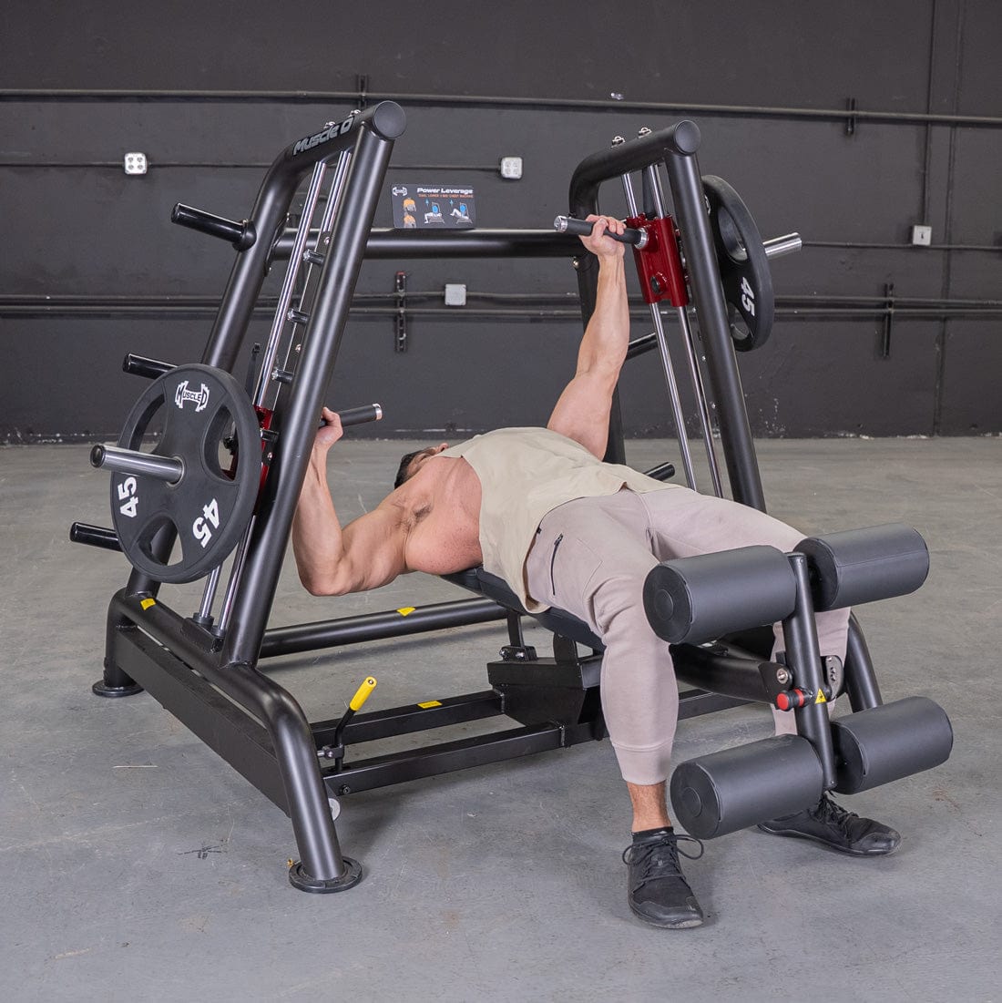 Power Leverage V2 Flat / Decline Convergent Bench - Grit Grind Strength