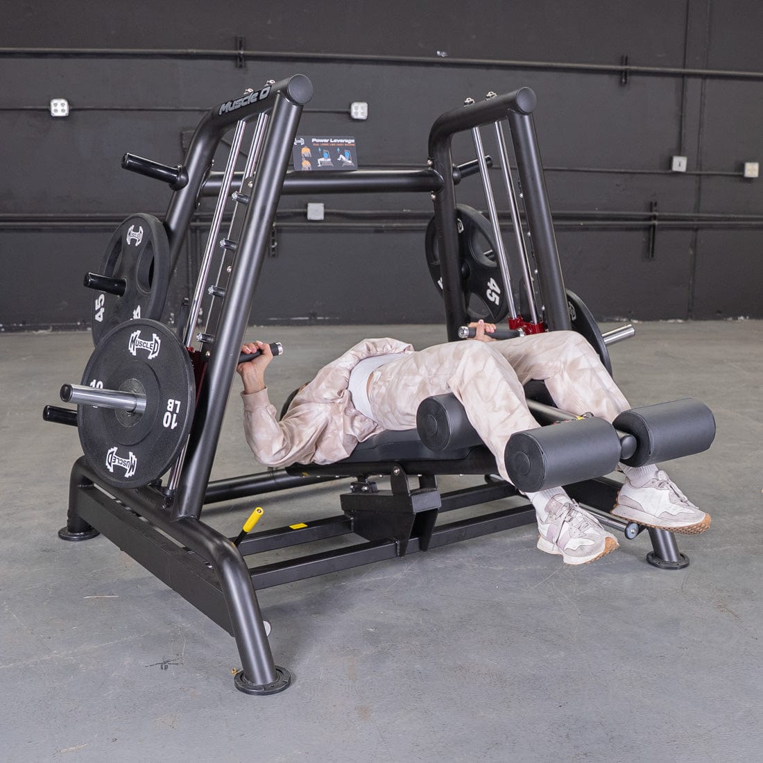 Power Leverage V2 Flat / Decline Convergent Bench - Grit Grind Strength