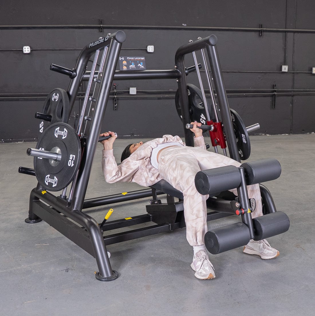 Power Leverage V2 Flat / Decline Convergent Bench - Grit Grind Strength