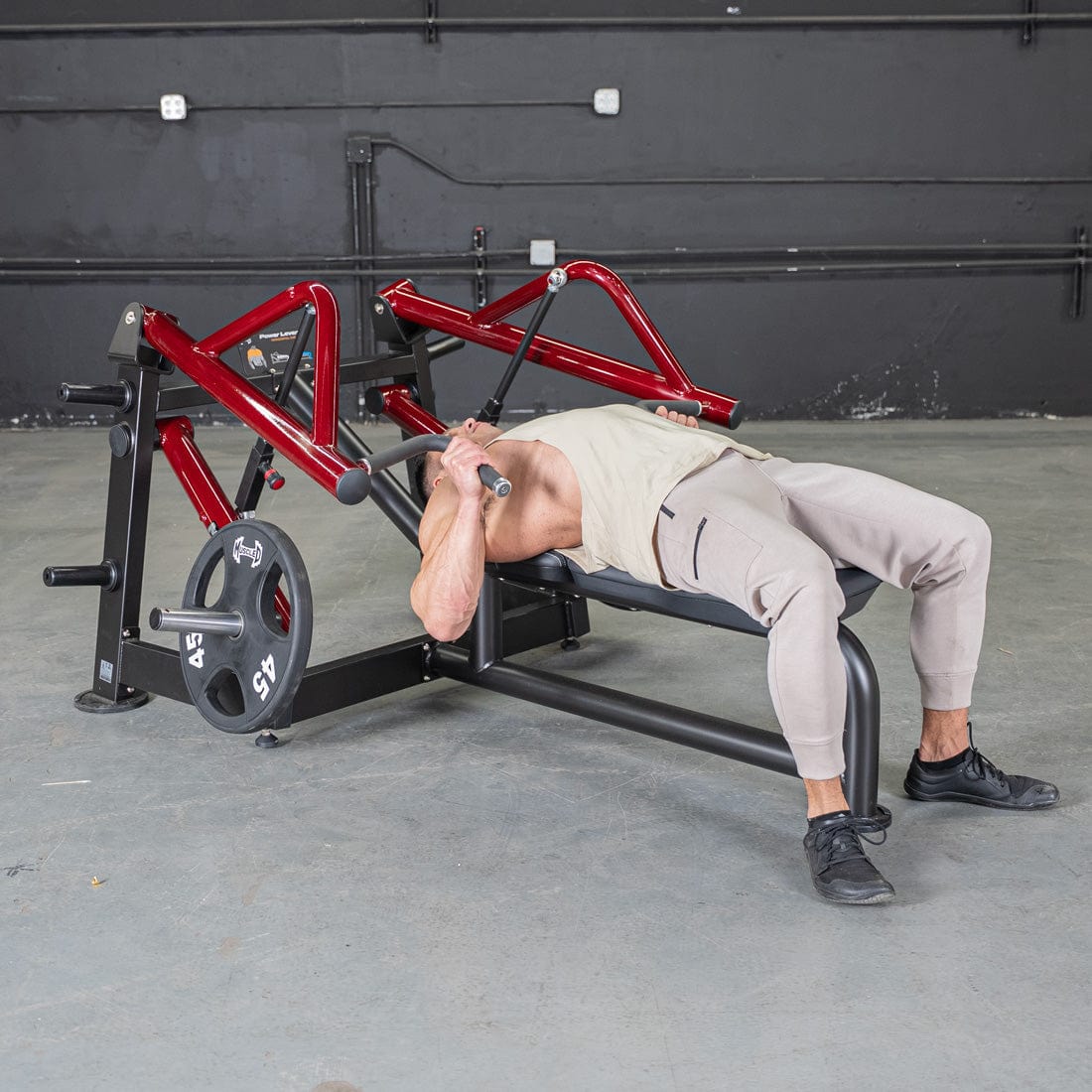 Power Leverage V2 Horizontal Chest Press - Grit Grind Strength
