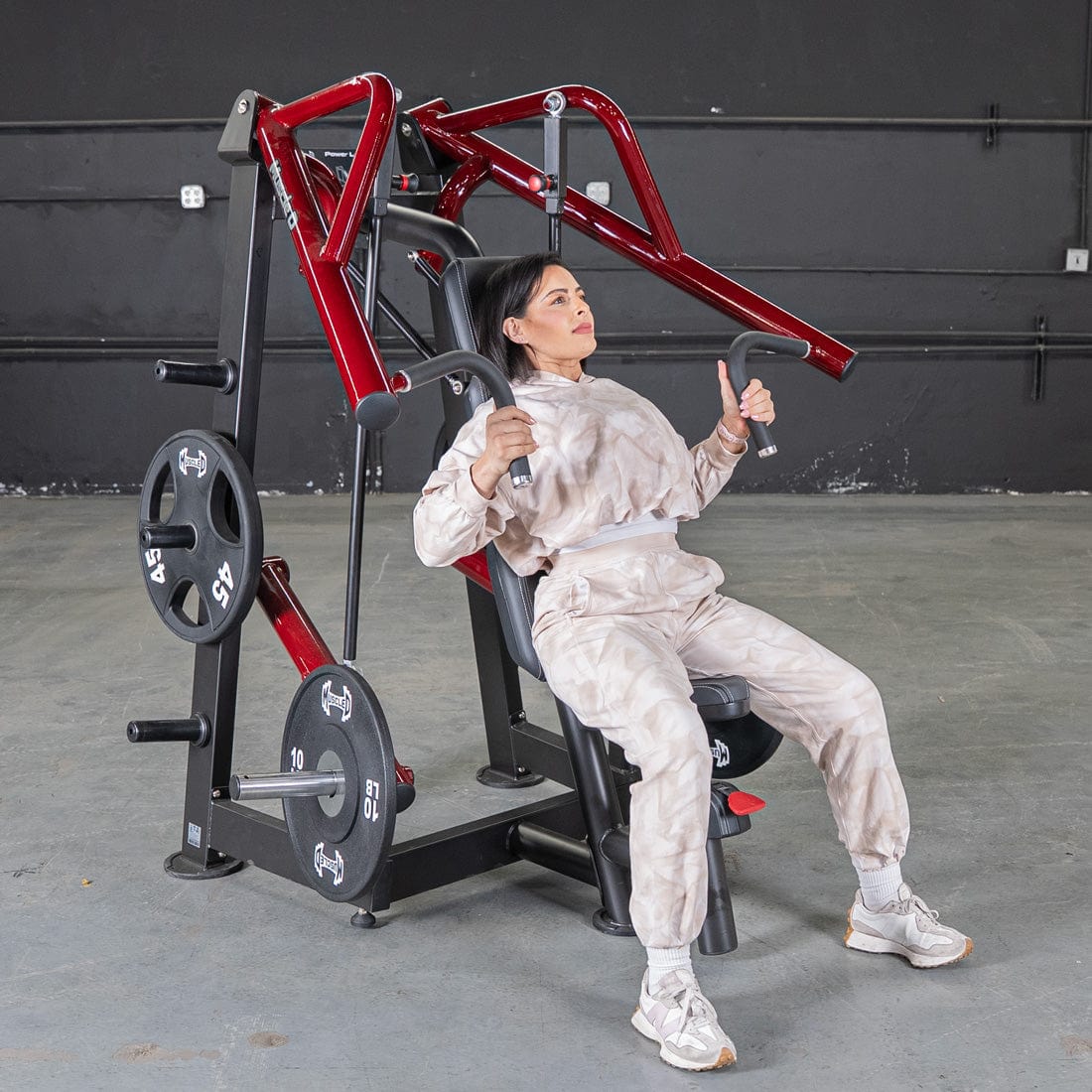 Power Leverage V2 Incline Chest Press - Muscle D Fitness - Grit Grind Strength