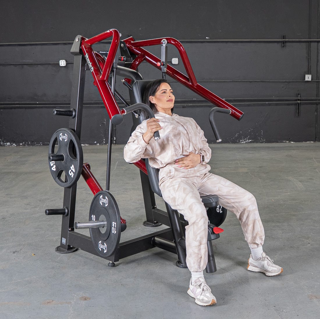 Power Leverage V2 Incline Chest Press - Muscle D Fitness - Grit Grind Strength