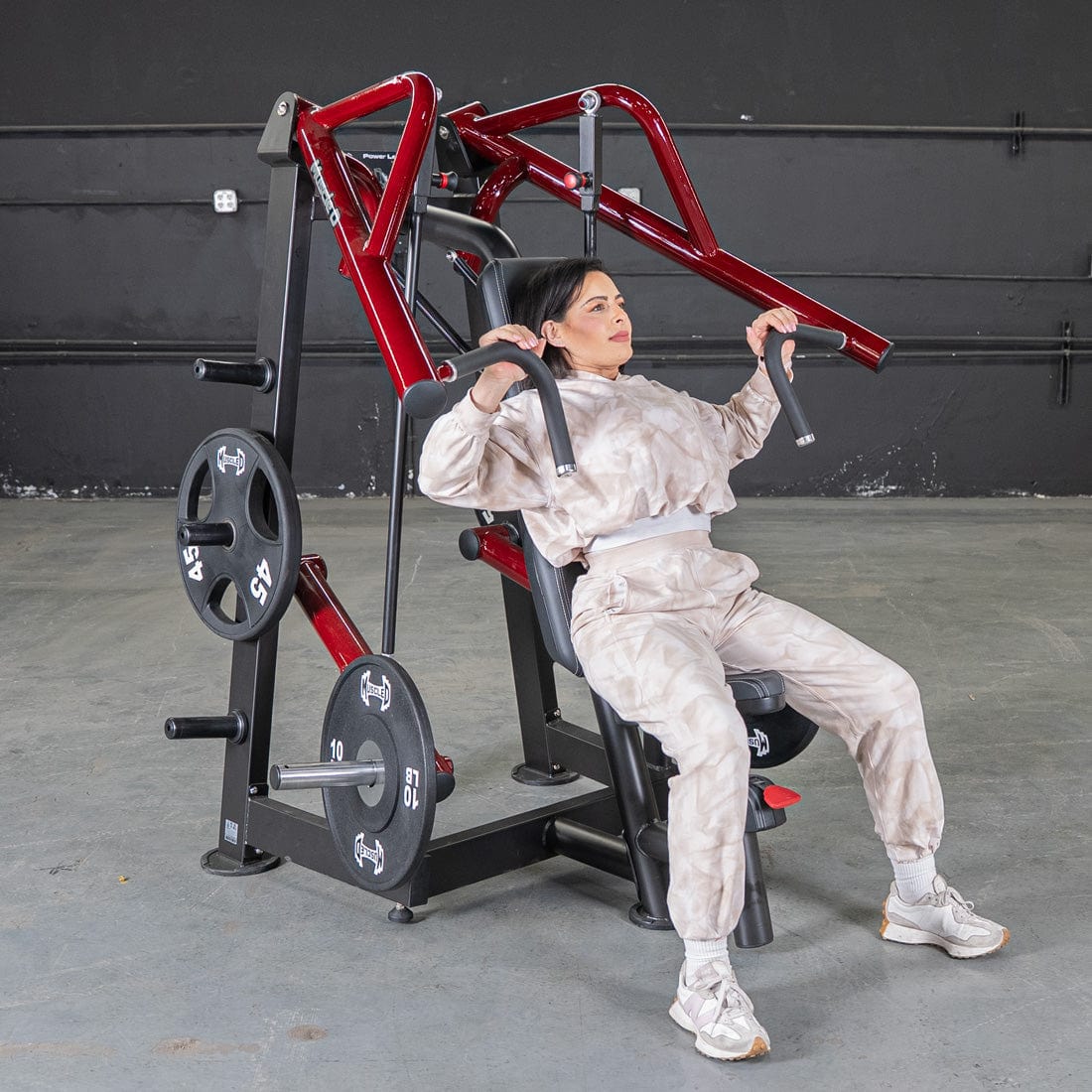 Power Leverage V2 Incline Chest Press - Muscle D Fitness - Grit Grind Strength