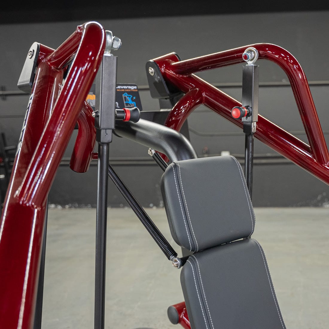 Power Leverage V2 Incline Chest Press - Muscle D Fitness - Grit Grind Strength