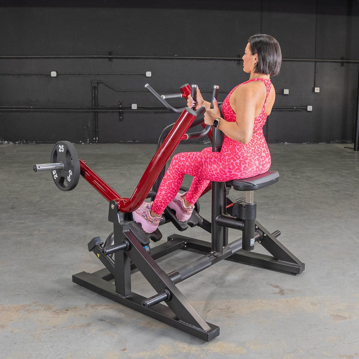 Power Leverage V2 Iso Lateral Seated Row - Muscle D Fitness - Grit Grind Strength
