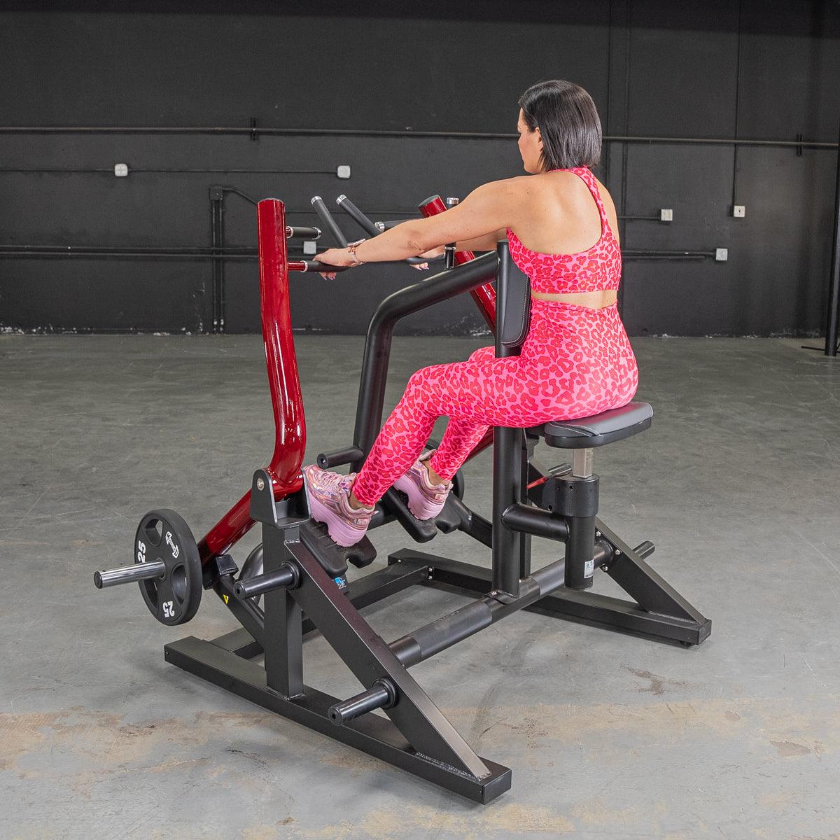 Power Leverage V2 Iso Lateral Seated Row - Muscle D Fitness - Grit Grind Strength