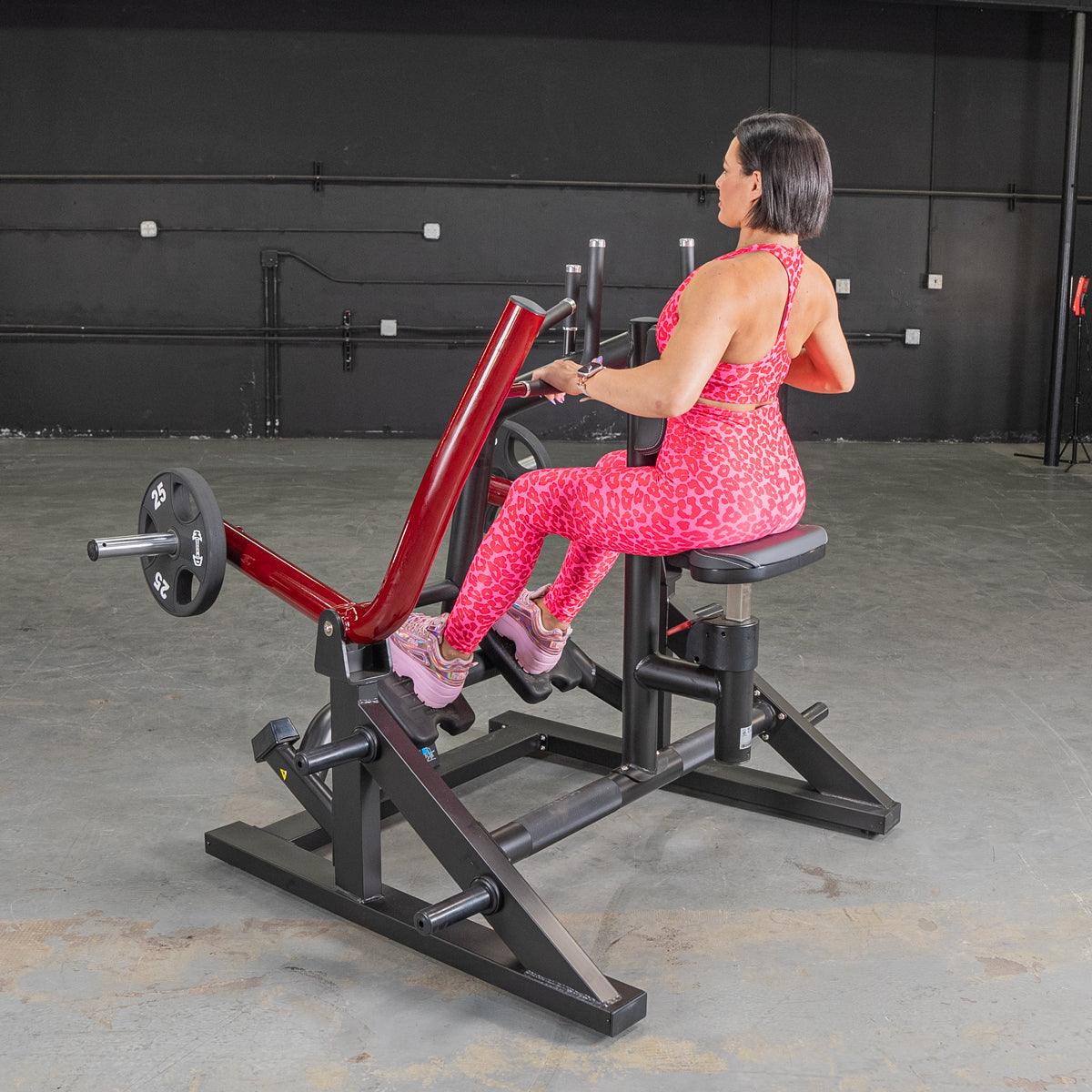 Power Leverage V2 Iso Lateral Seated Row - Muscle D Fitness - Grit Grind Strength