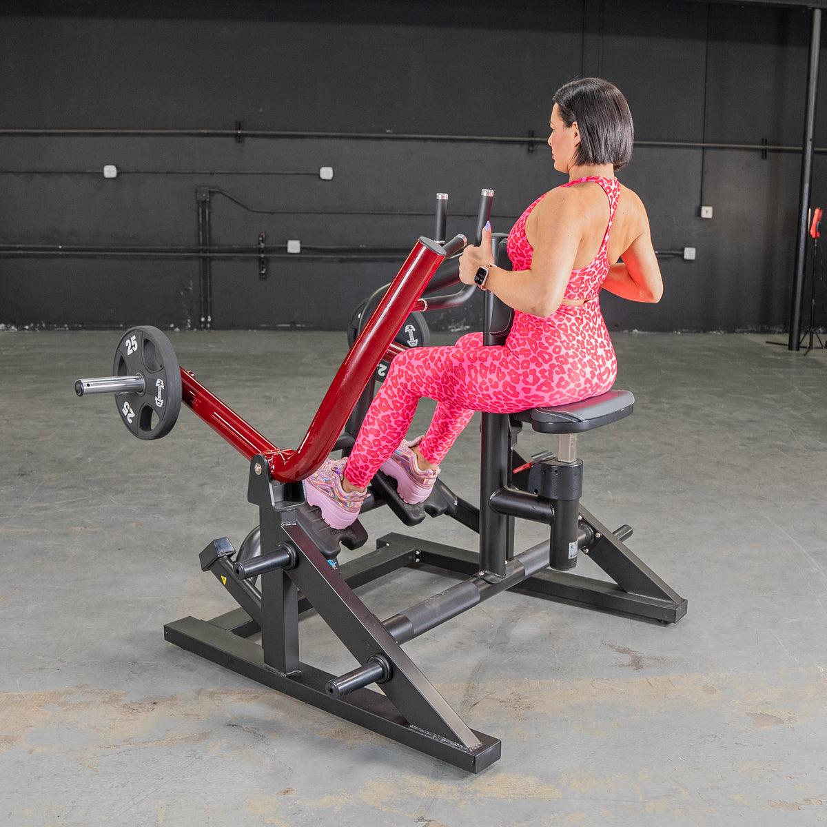 Power Leverage V2 Iso Lateral Seated Row - Muscle D Fitness - Grit Grind Strength