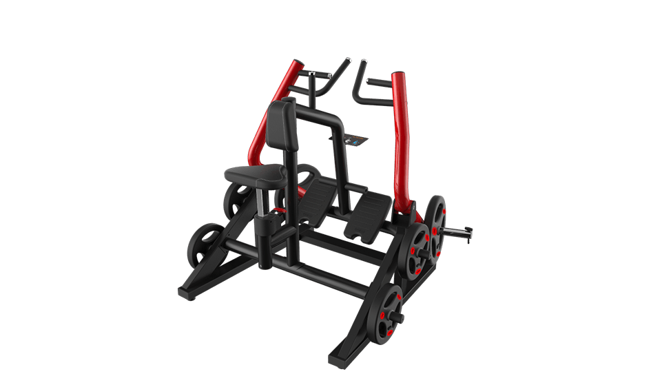 Power Leverage V2 Iso Lateral Seated Row - Muscle D Fitness - Grit Grind Strength