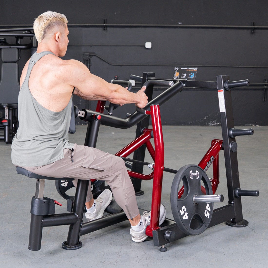 Power Leverage V2 Iso - Lateral Seated Row | Muscle D Fitness - Grit Grind Strength