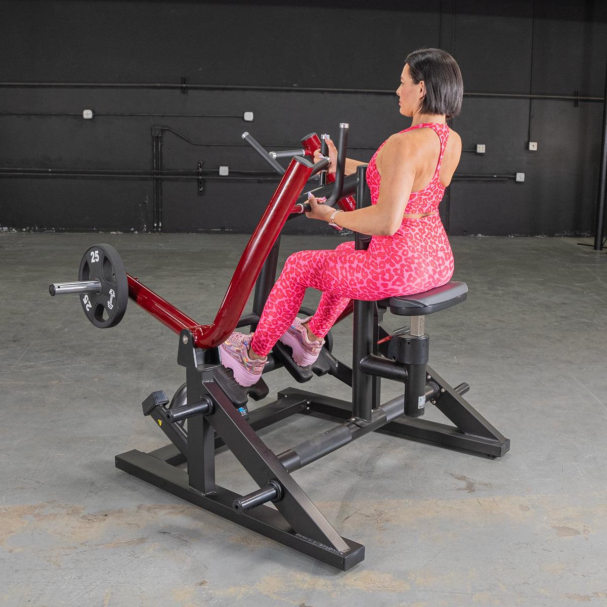 Power Leverage V2 Iso Lateral Seated Row - Muscle D Fitness - Grit Grind Strength