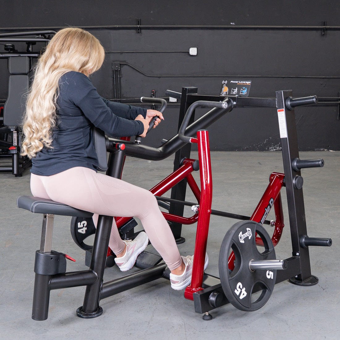 Power Leverage V2 Iso - Lateral Seated Row | Muscle D Fitness - Grit Grind Strength