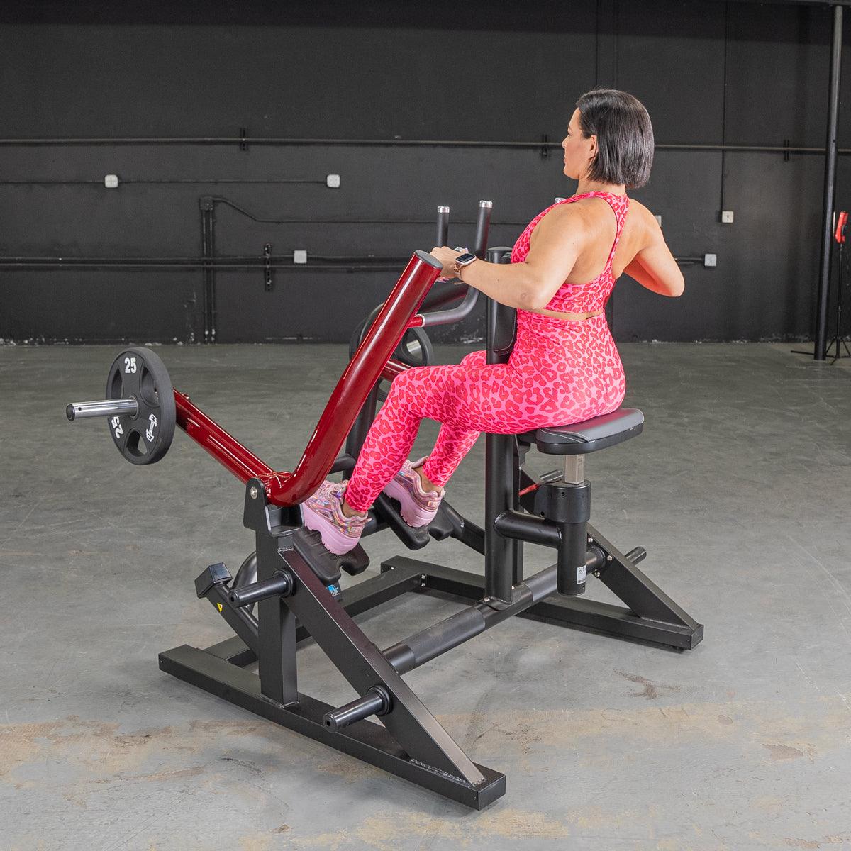 Power Leverage V2 Iso Lateral Seated Row - Muscle D Fitness - Grit Grind Strength