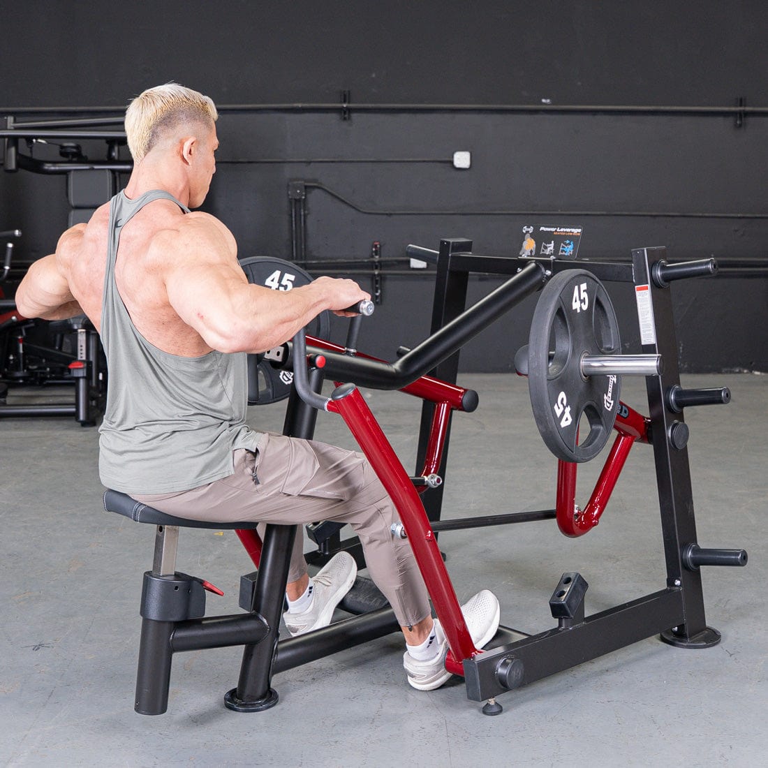 Power Leverage V2 Iso - Lateral Seated Row | Muscle D Fitness - Grit Grind Strength