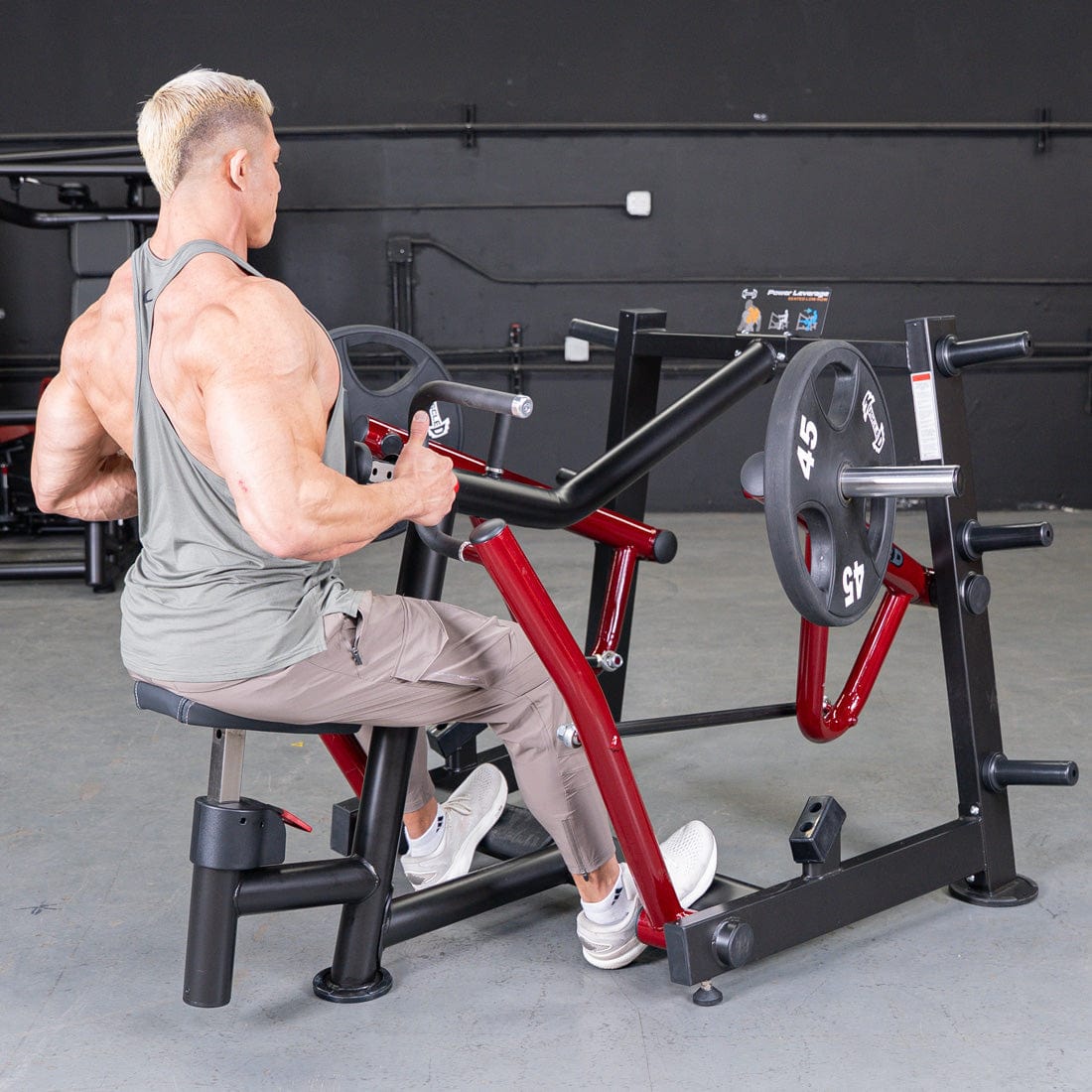 Power Leverage V2 Iso - Lateral Seated Row | Muscle D Fitness - Grit Grind Strength