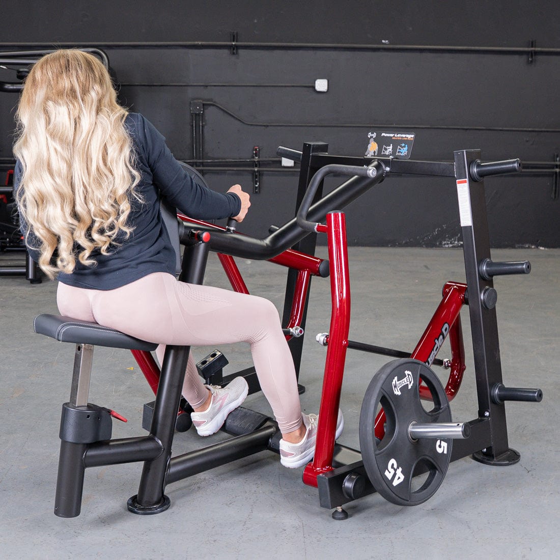 Power Leverage V2 Iso - Lateral Seated Row | Muscle D Fitness - Grit Grind Strength
