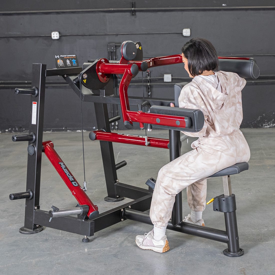 Power Leverage V2 Lateral Raise - Muscle D Fitness - Grit Grind Strength