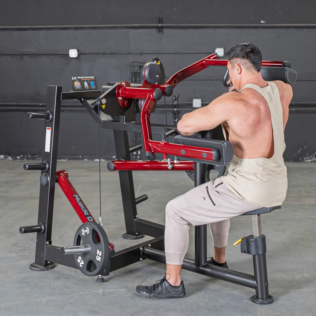 Power Leverage V2 Lateral Raise - Muscle D Fitness - Grit Grind Strength