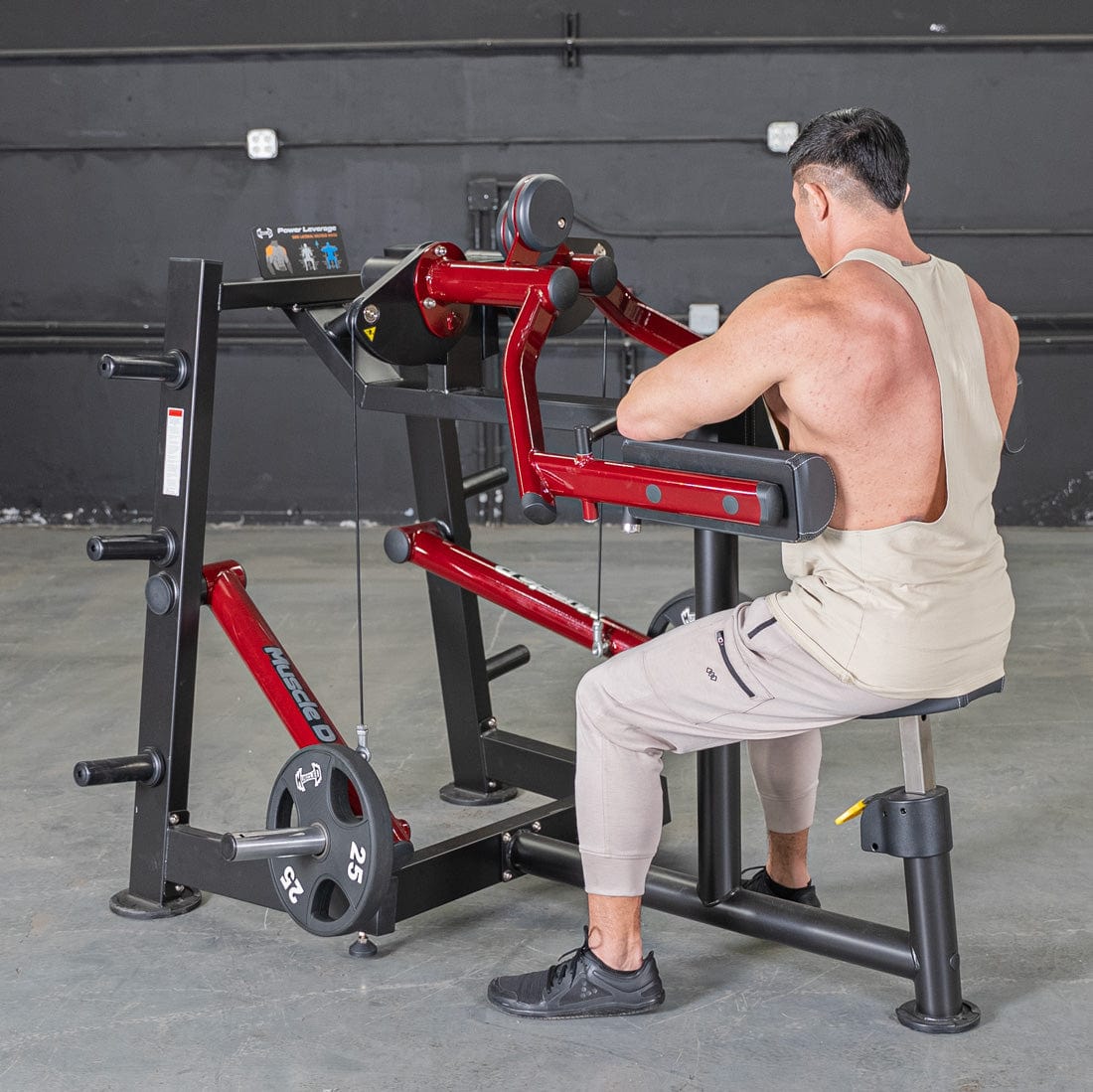 Power Leverage V2 Lateral Raise - Muscle D Fitness - Grit Grind Strength