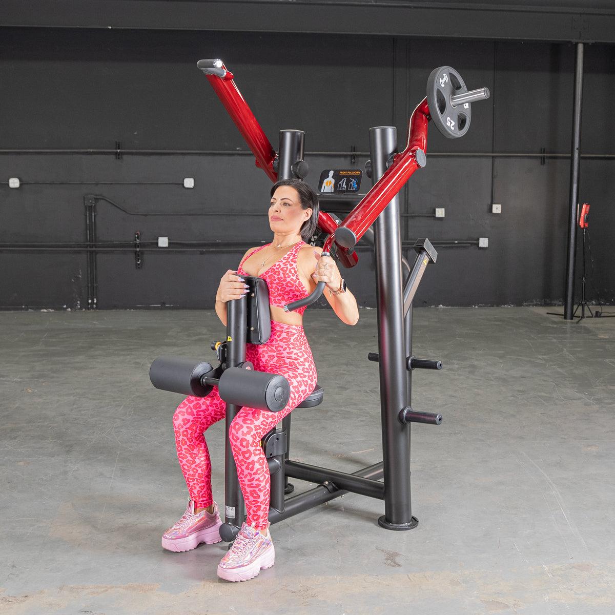 Power Leverage V2 Reverse Grip Lat Pulldown - Muscle D Fitness - Grit Grind Strength