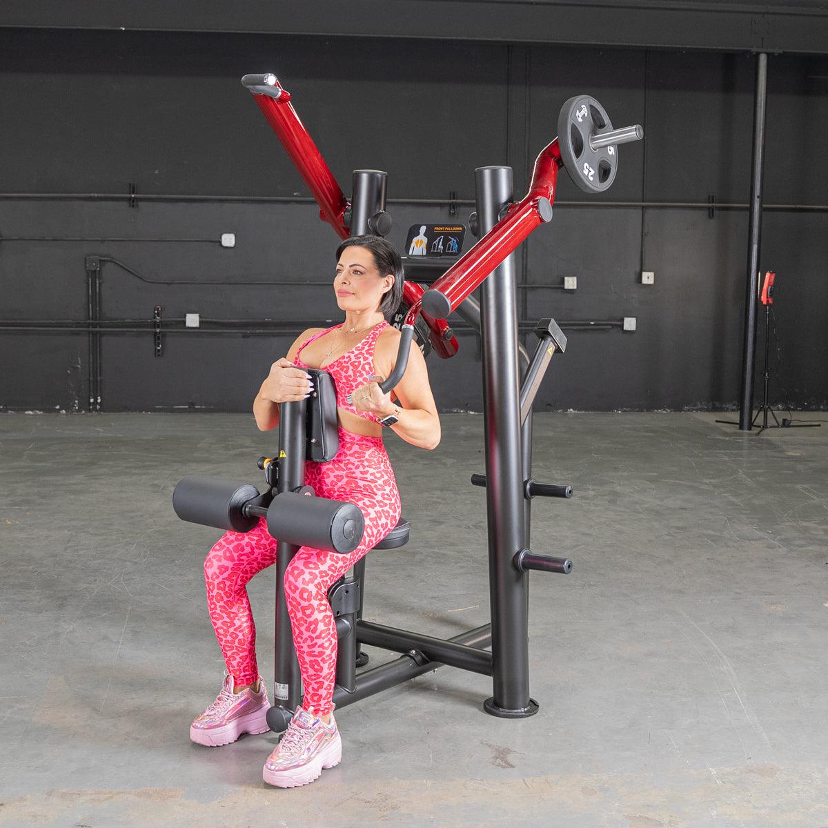 Power Leverage V2 Reverse Grip Lat Pulldown - Muscle D Fitness - Grit Grind Strength