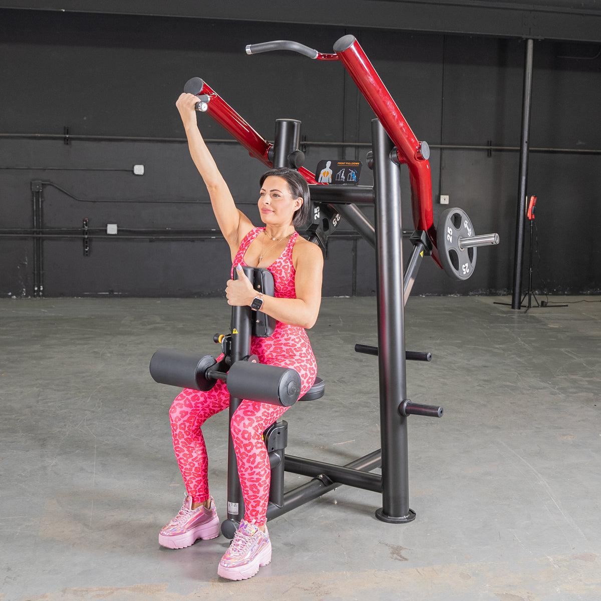 Power Leverage V2 Reverse Grip Lat Pulldown - Muscle D Fitness - Grit Grind Strength