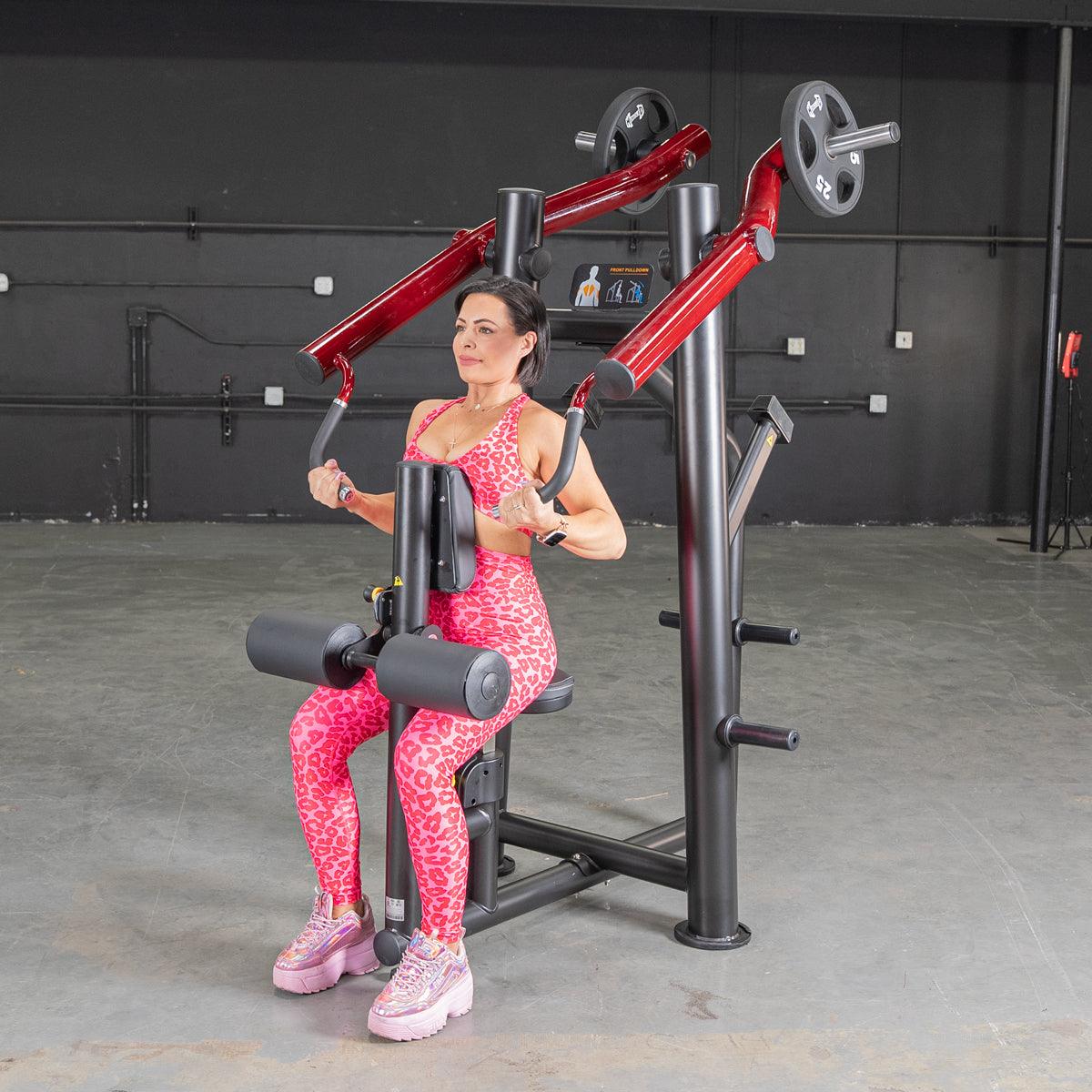 Power Leverage V2 Reverse Grip Lat Pulldown - Muscle D Fitness - Grit Grind Strength