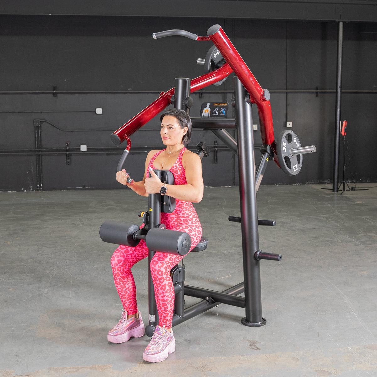 Power Leverage V2 Reverse Grip Lat Pulldown - Muscle D Fitness - Grit Grind Strength