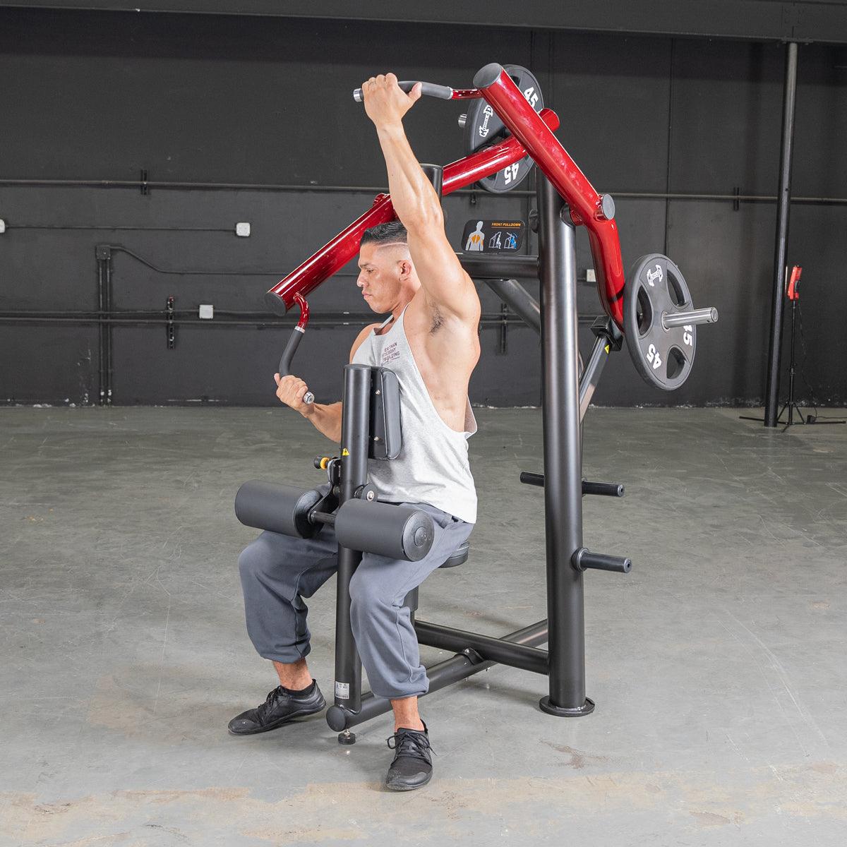 Power Leverage V2 Reverse Grip Lat Pulldown - Muscle D Fitness - Grit Grind Strength