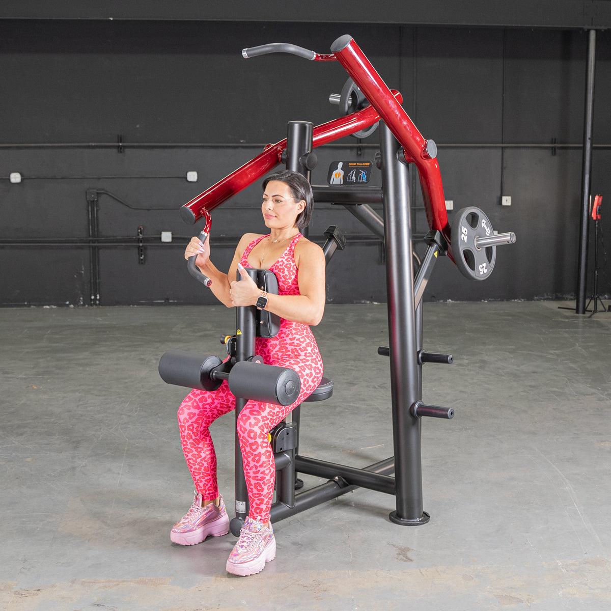 Power Leverage V2 Reverse Grip Lat Pulldown - Muscle D Fitness - Grit Grind Strength