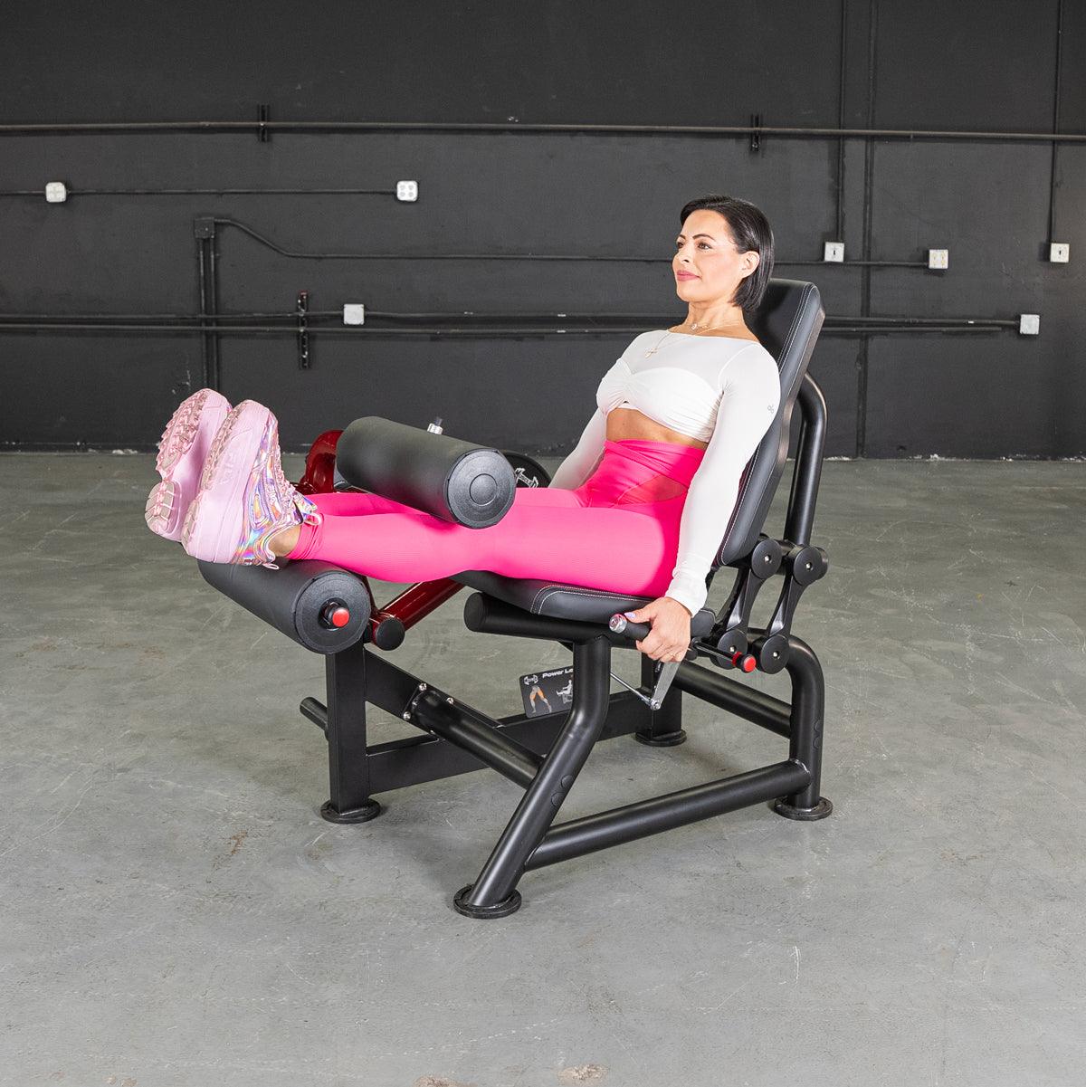 Power Leverage V2 Seated Leg Curl - Muscle D Fitness - Grit Grind Strength