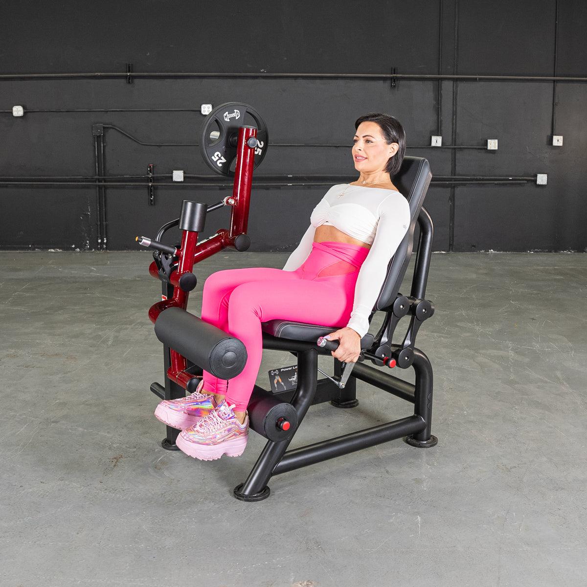Power Leverage V2 Seated Leg Curl - Muscle D Fitness - Grit Grind Strength