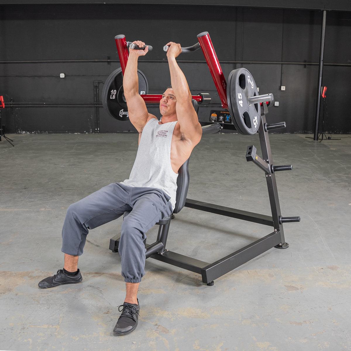 Power Leverage V2 Shoulder Press - Muscle D Fitness - Grit Grind Strength