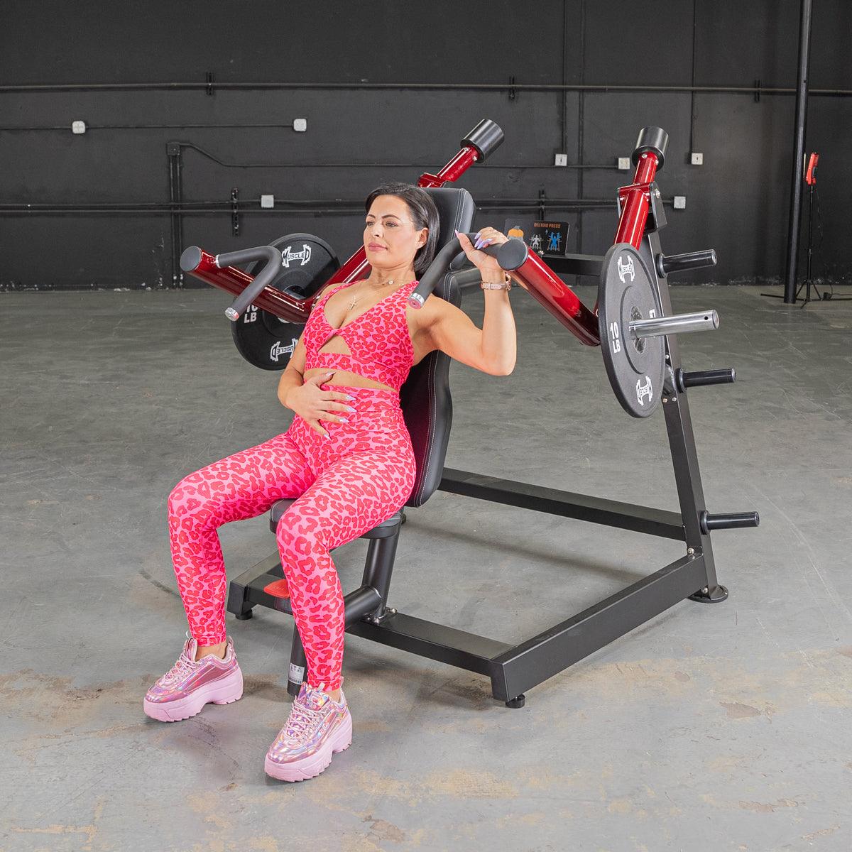 Power Leverage V2 Shoulder Press - Muscle D Fitness - Grit Grind Strength